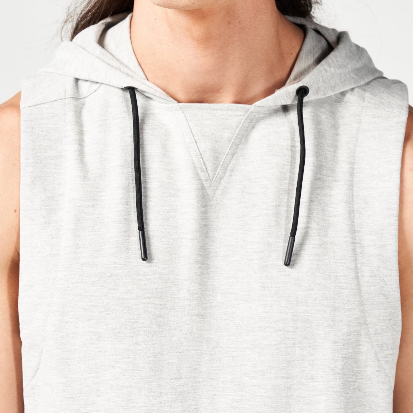 squatwolf-gym-wear-code-hooded-tank-grey-marl-workout-tank-tops-for-men