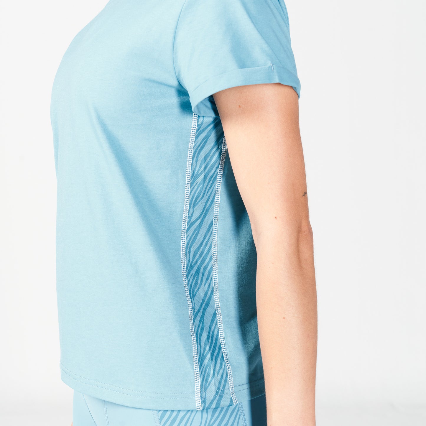squatwolf-workout-clothes-core-wild-panel-relaxed-tee-blue-gym-t-shirts-for-women