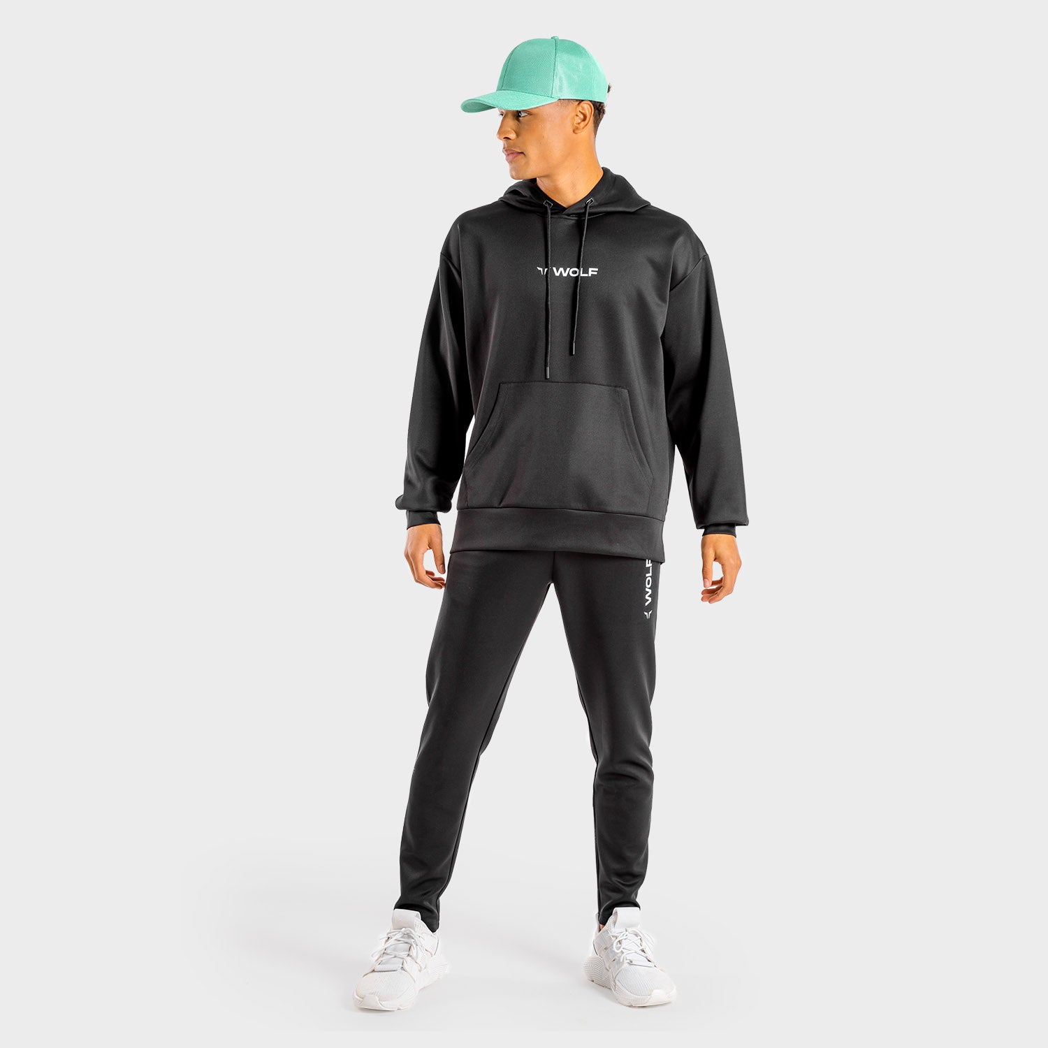 squatwolf-workout-cap-for-men-primal-baseball-cap-turquoise-gym-wear