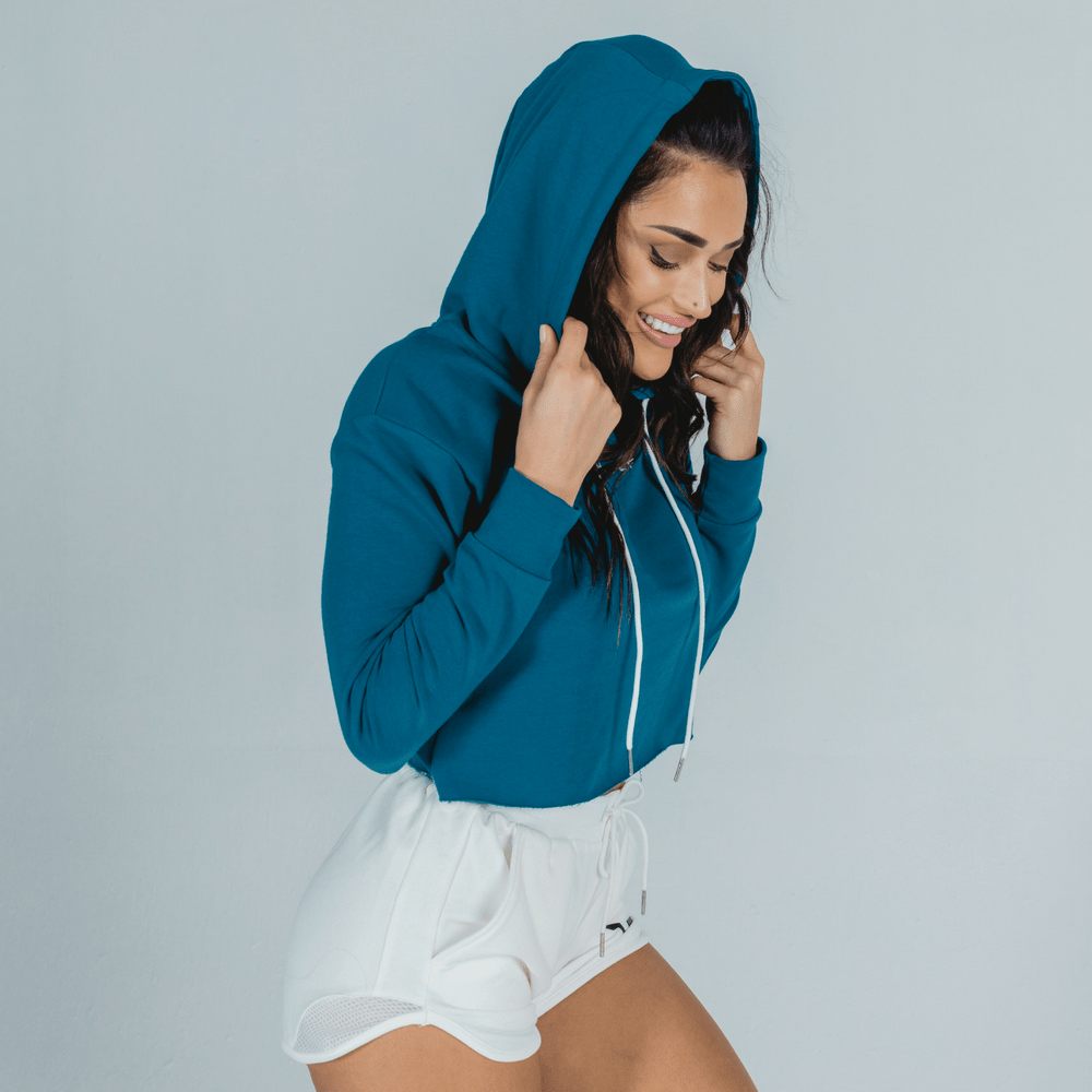 squatwolf-gym-hoodies-women-she-wolf-crop-hoodie-teal-workout-clothes
