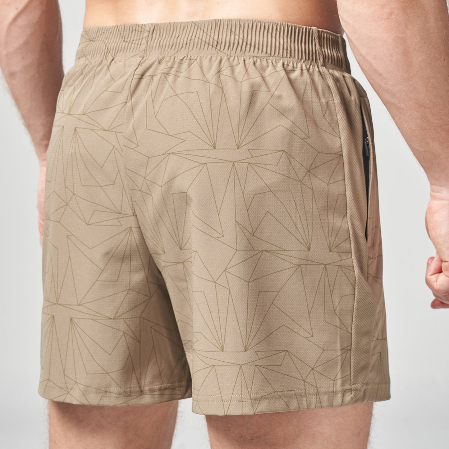 squatwolf-gym-wear-lab360-5-inch-superstretch shorts-green-workout-short-for-men
