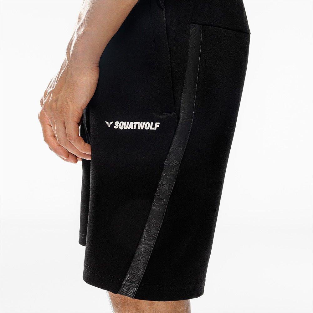 squatwolf-short-for-men-warrior-panel-shorts-black-workout-gym-wear