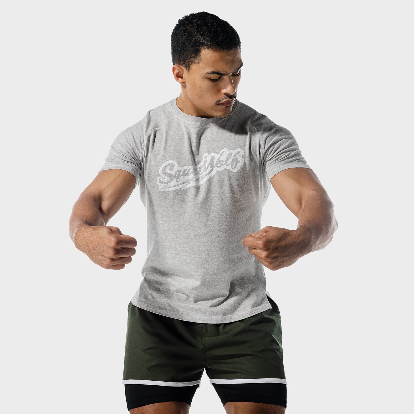 squatwolf-gym-t-shirts-golden-era-one-up-t-shirt-light-grey-marl-workout-clothes-for-men