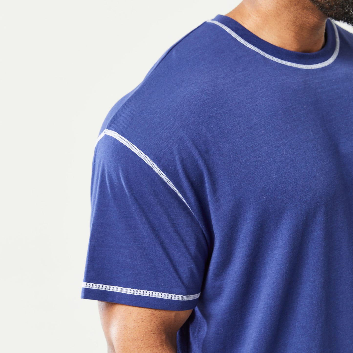 squatwolf-gym-wear-golden-era-core-oversized-tee-blue-workout-shirts-for-men
