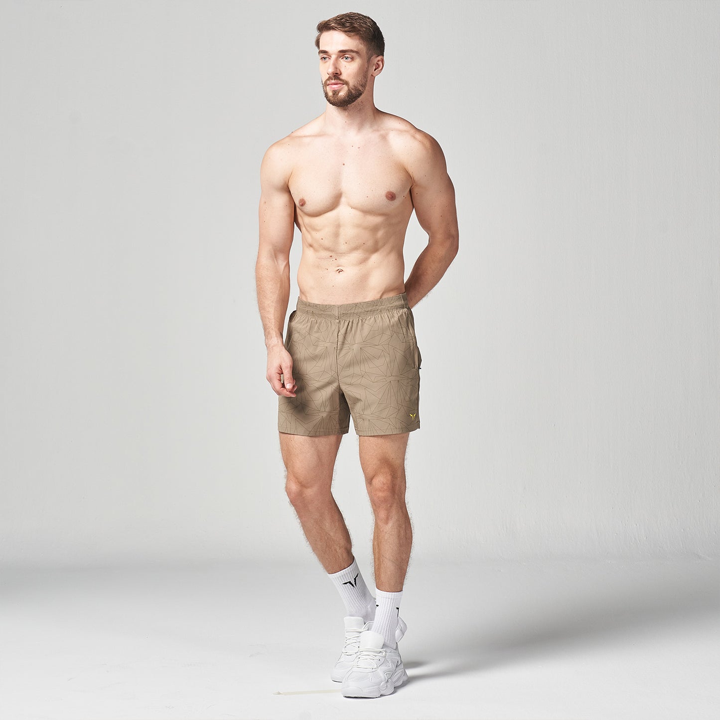 squatwolf-gym-wear-lab360-5-inch-superstretch shorts-green-workout-short-for-men