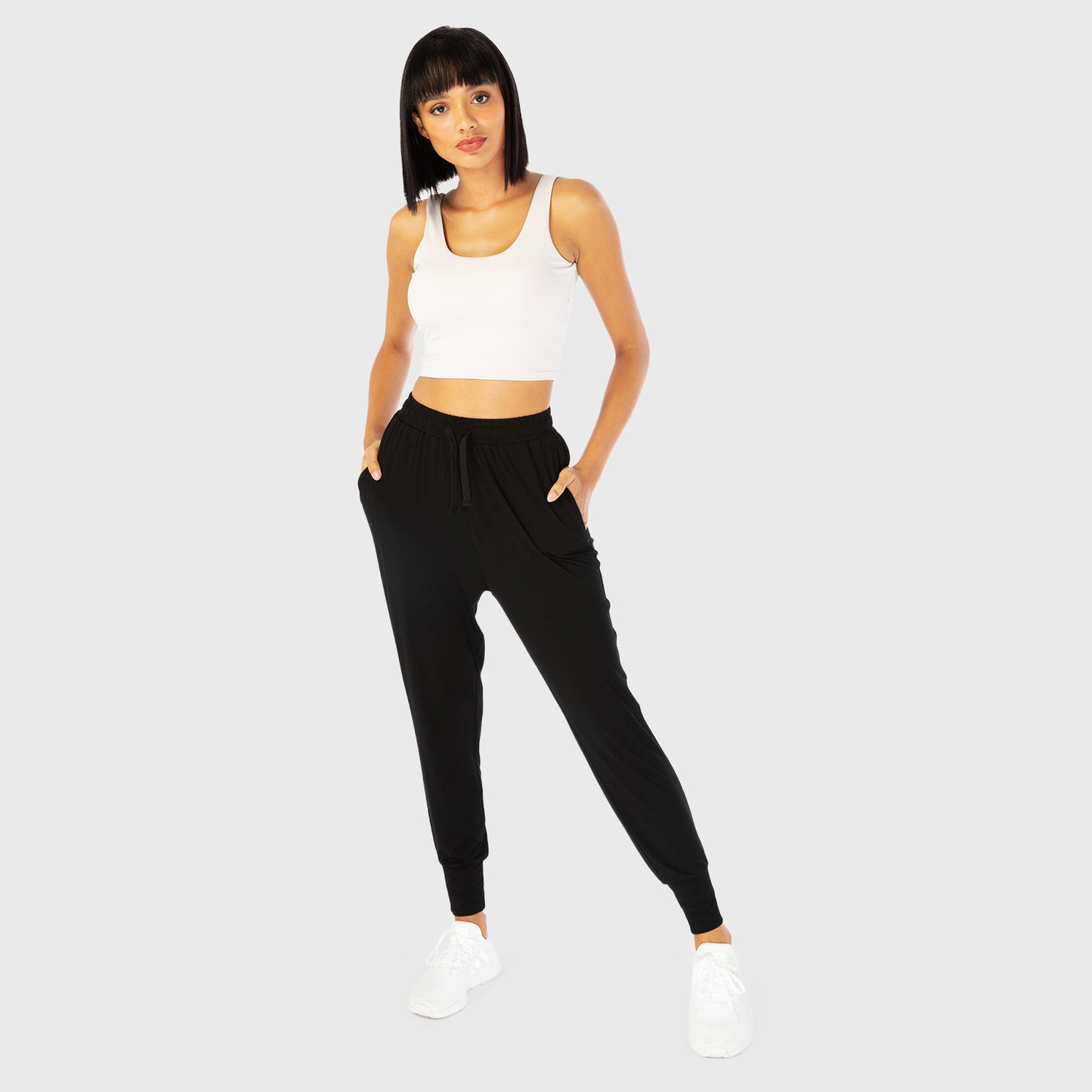 squatwolf-workout-clothes-infinity-studio-joggers-black-gym-pants-for-women