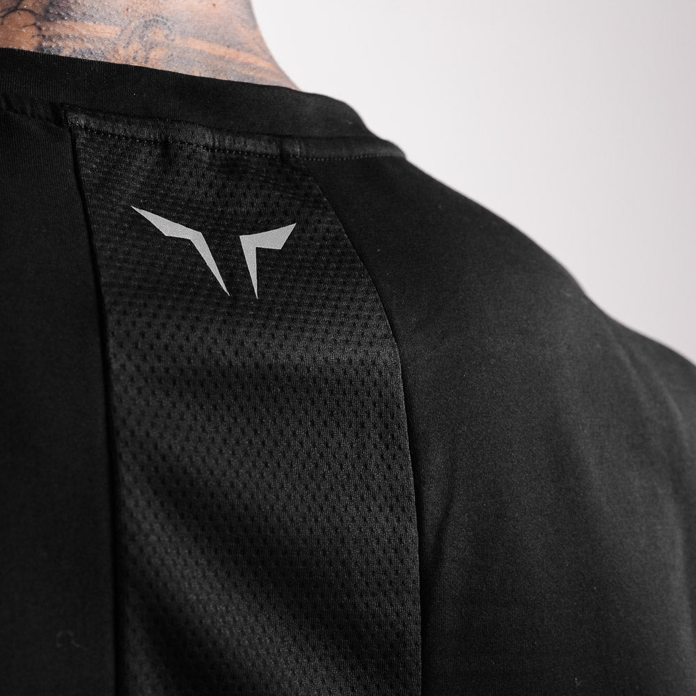squatwolf-gym-wear-statement-drop-shoulder-top-black-workout-tops-for-men