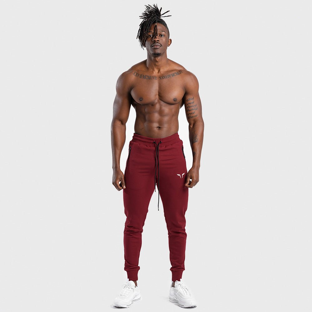 squatwolf-gym-wear-statement-classic-joggers-red-workout-pants-for-men