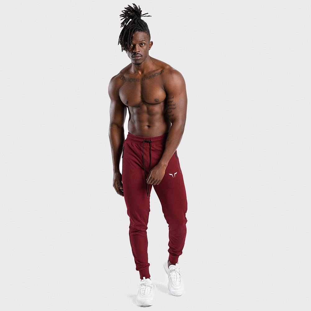 squatwolf-gym-wear-statement-classic-joggers-red-workout-pants-for-men