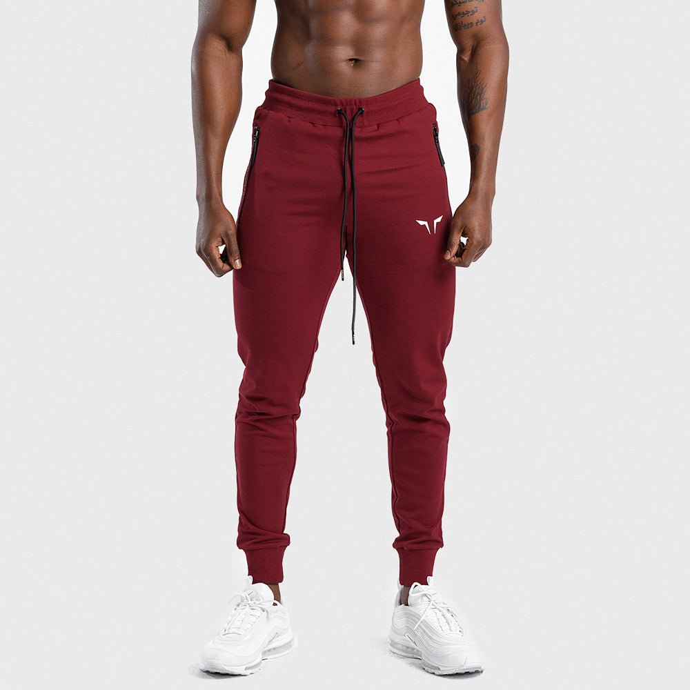 squatwolf-gym-wear-statement-classic-joggers-red-workout-pants-for-men