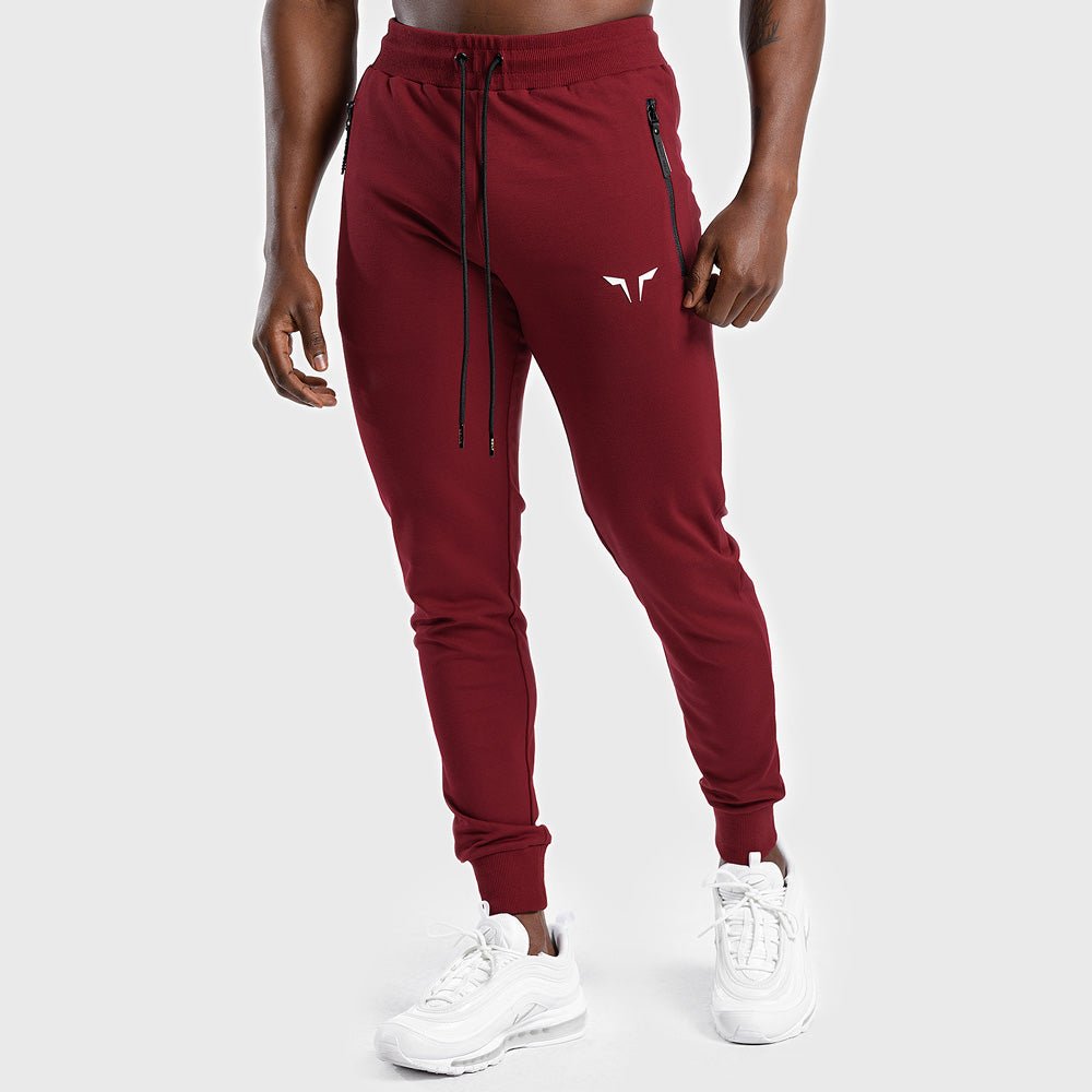 squatwolf-gym-wear-statement-classic-joggers-red-workout-pants-for-men