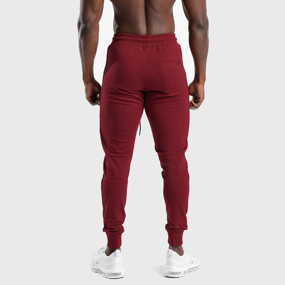 squatwolf-gym-wear-statement-classic-joggers-red-workout-pants-for-men