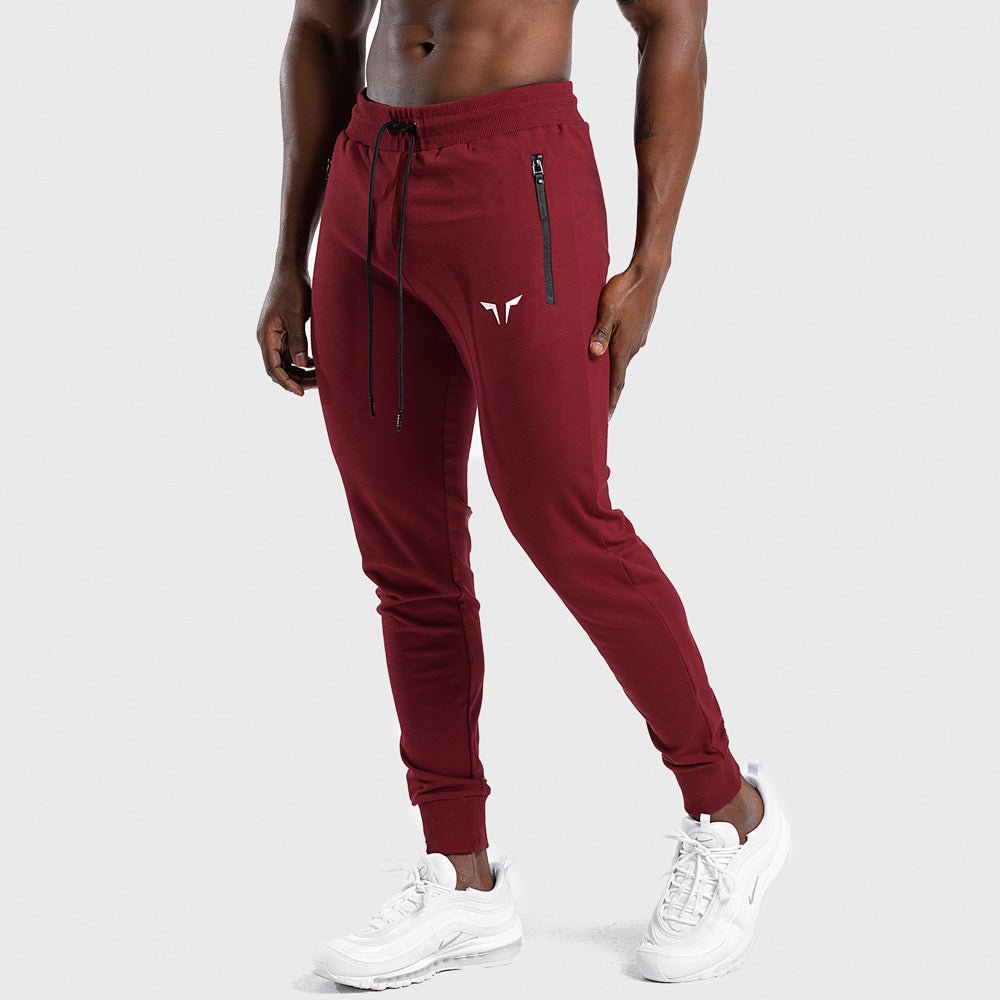squatwolf-gym-wear-statement-classic-joggers-red-workout-pants-for-men