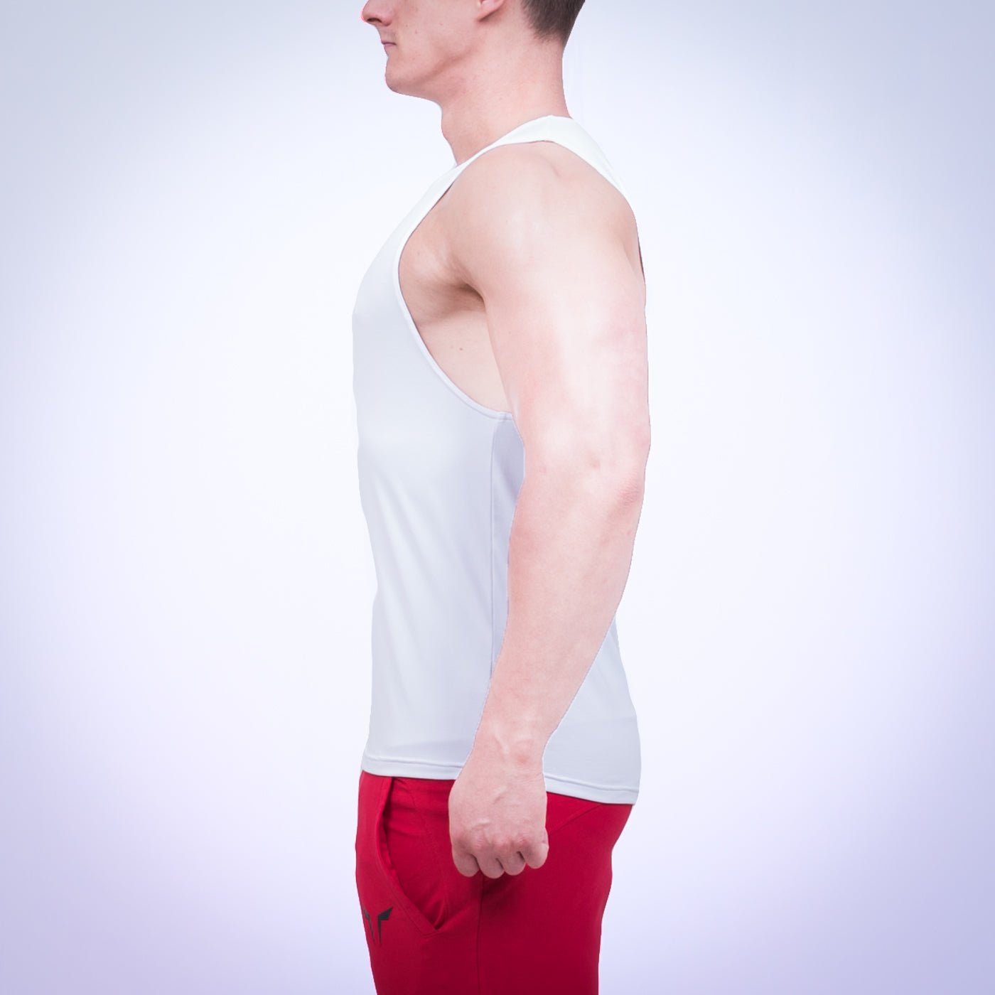 Gym Tank - White