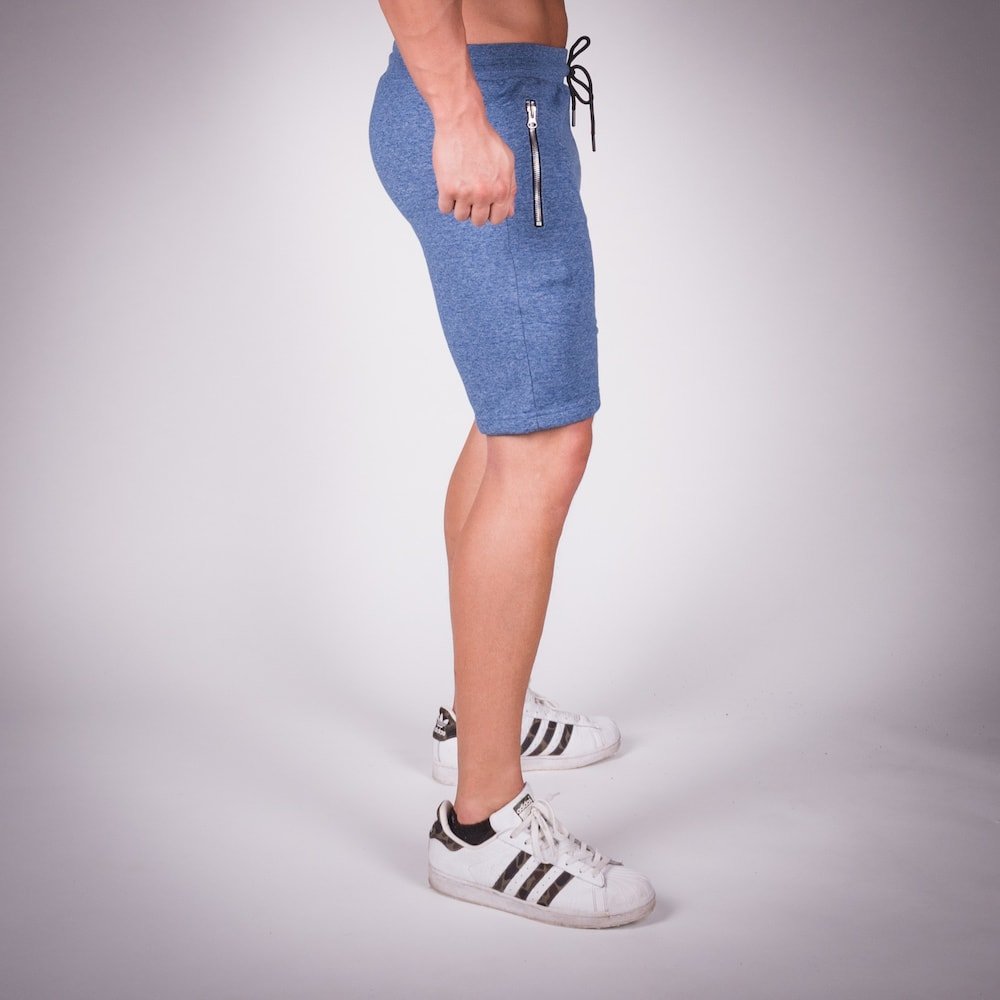 ribbed shorts blue