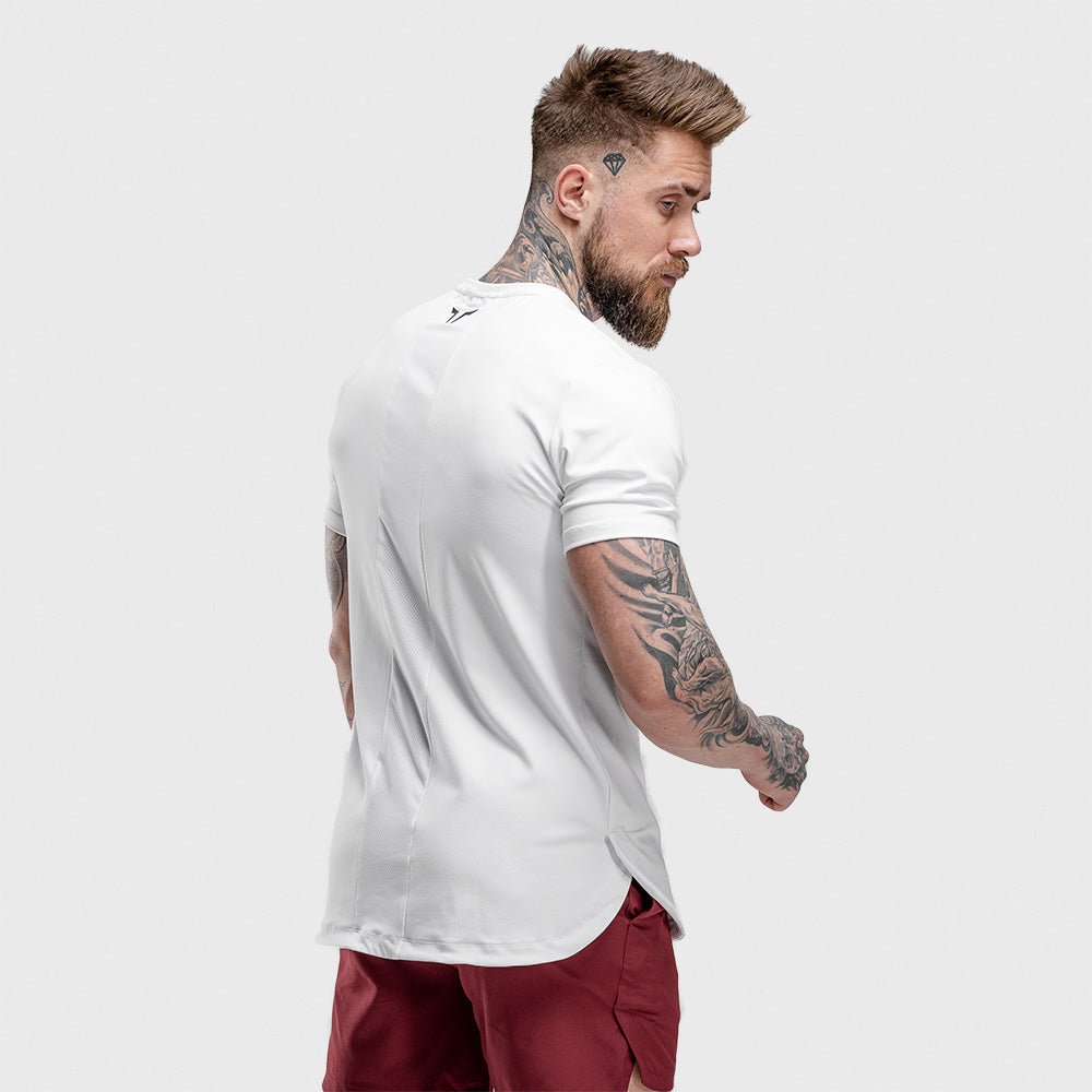 squatwolf-workout-shirts-for-men-warrior-tee-white-gym-wear