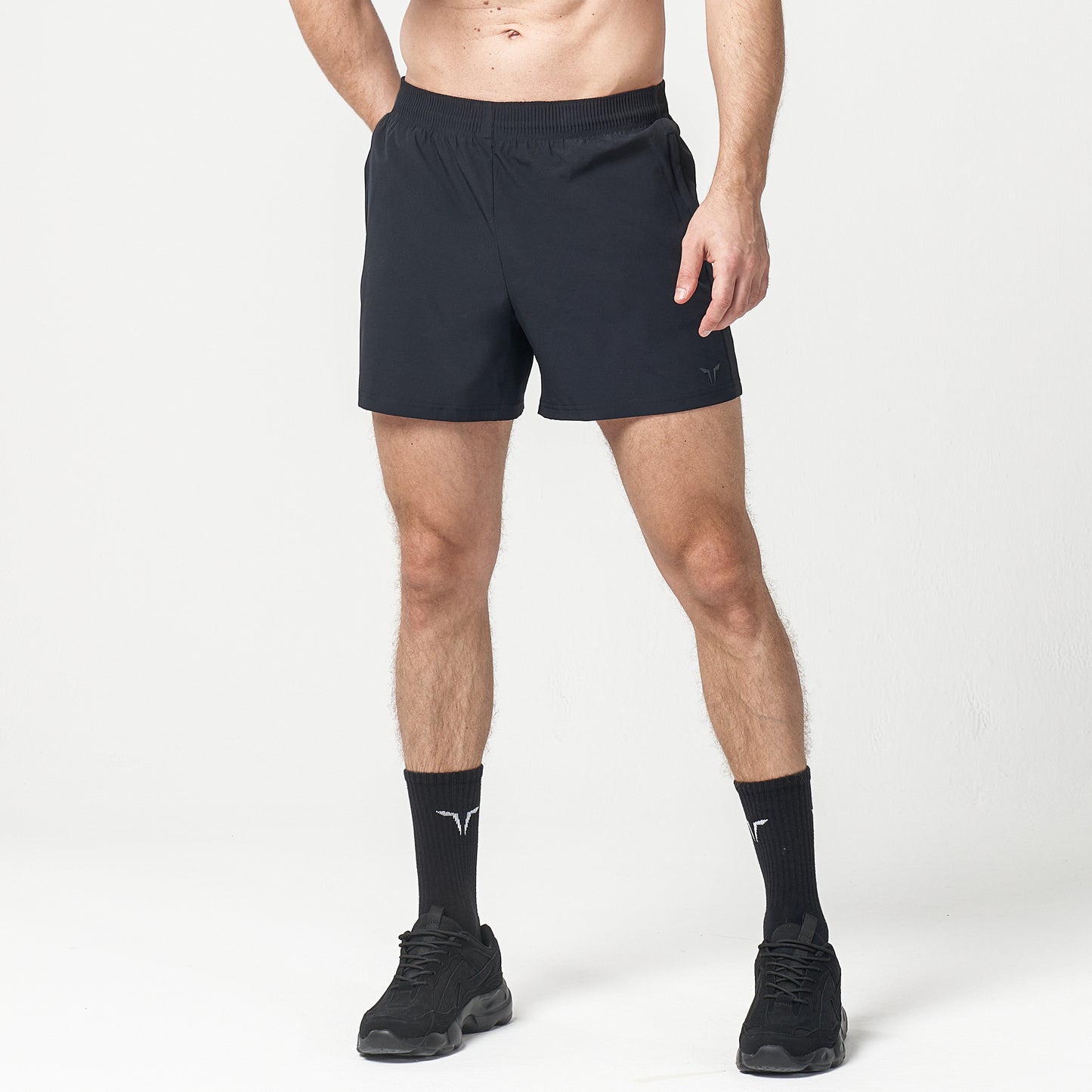 squatwolf-gym-wear-lab360-5-inch-superstretch shorts-black-workout-short-for-men
