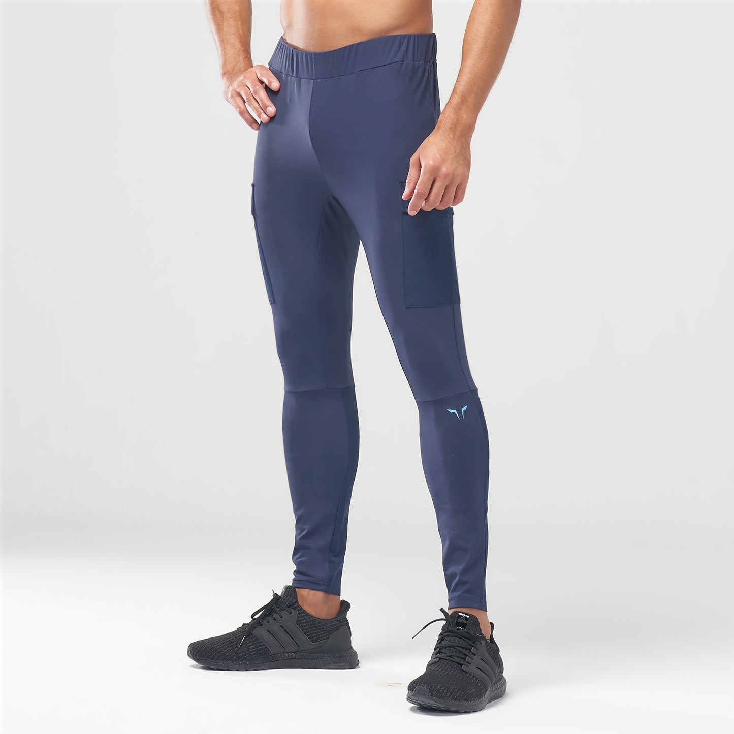squatwolf-gym-wear-code-cargo-running-tights-blue-workout-tights-for-men