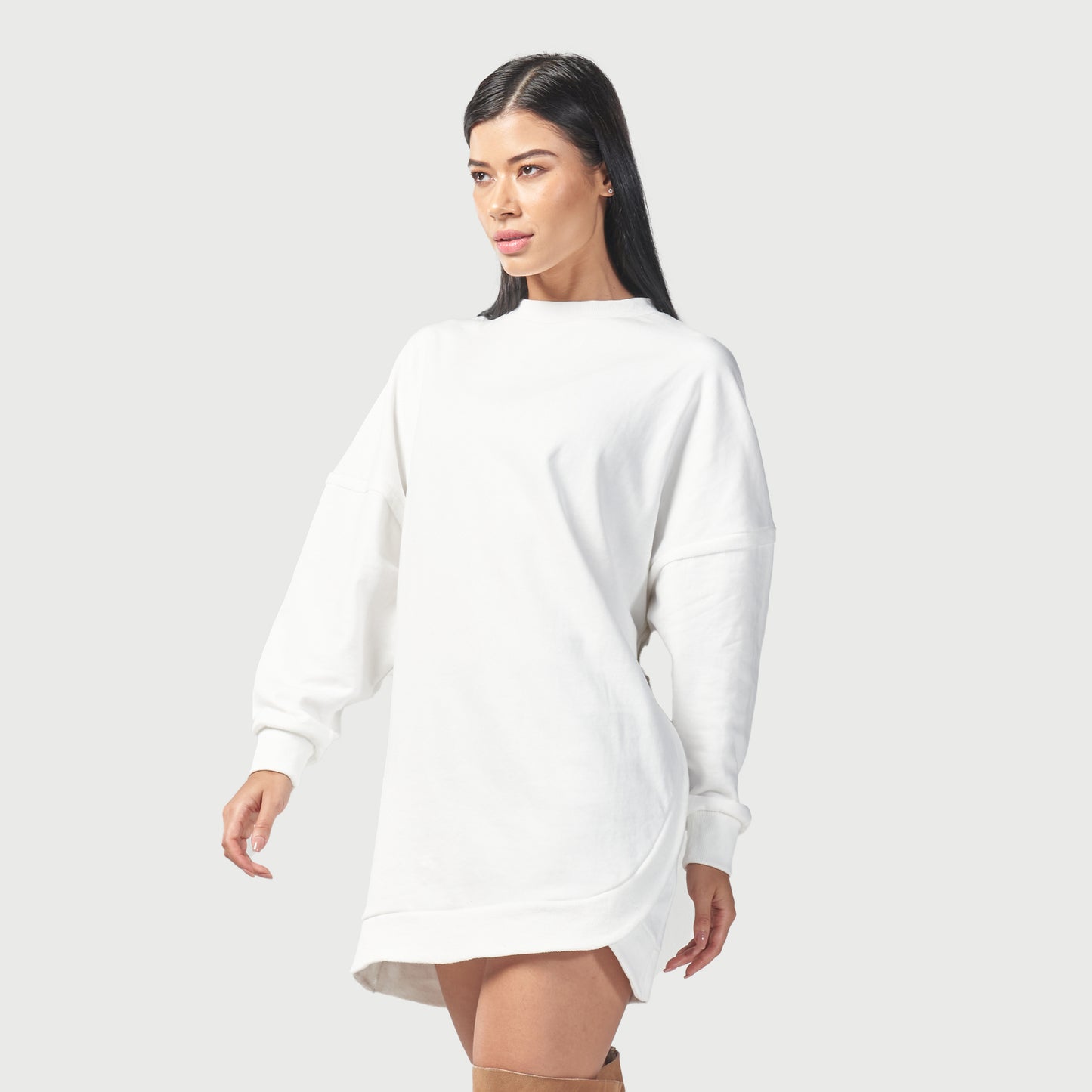squatwolf-workout-clothes-infinity-relaxed-fit-dress-blanc-de-blanc-gym-t-shirts-for-women