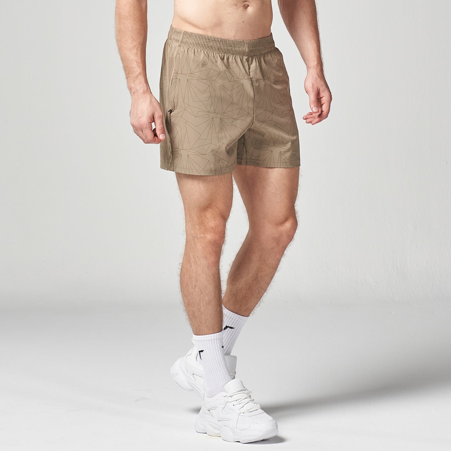 squatwolf-gym-wear-lab360-5-inch-superstretch shorts-green-workout-short-for-men